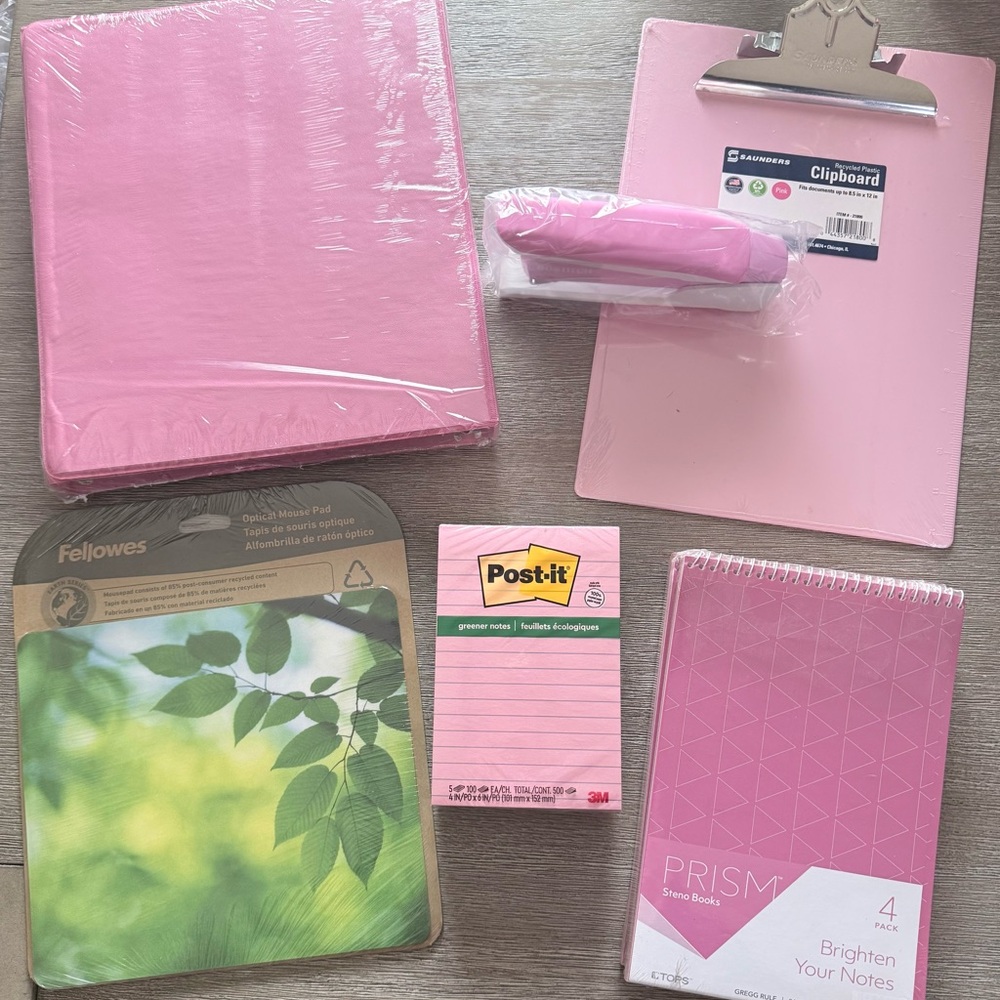 6 pack bundle of office supplies